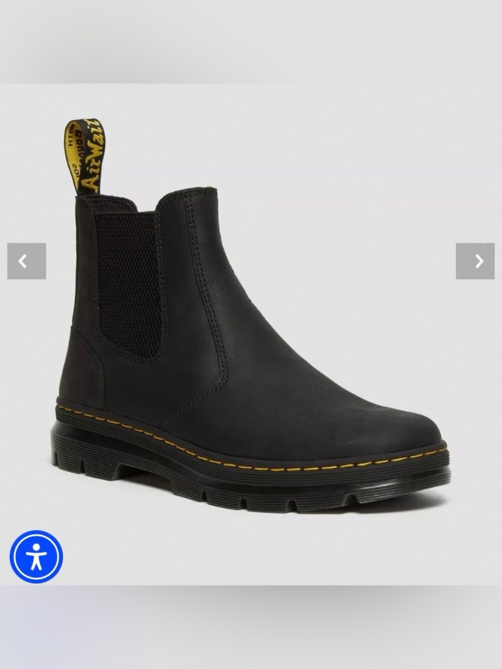 DR. MARTENS UNISEX EMBURY CHELSEA FLAT CASUAL BOOT 6 Women / 5 Men